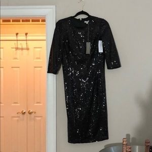 Eve Mendes Sequin Dress